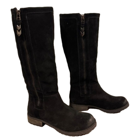 Matt Bernson Black Suede Knee High Boots Size 7  Retail $295 - Picture 10 of 16